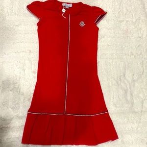 Moncler dress, size 10 , runs a bit small.  Not original. It was a gift.